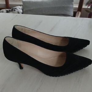 LK Bennett Black Suede Heels